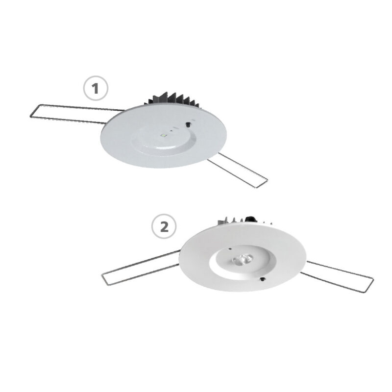 Bala Led Emergencia Incrustar 4W