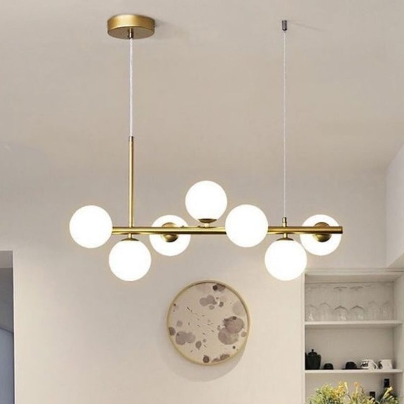 Lampara Colgante LED 7 Luces Titán